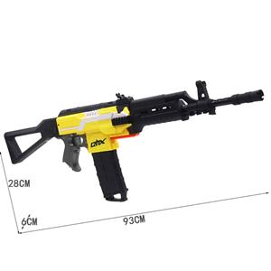 تفنگ اسباب بازی شارژی تیر فومی Lancher مدل AK47 -اسباب بازی